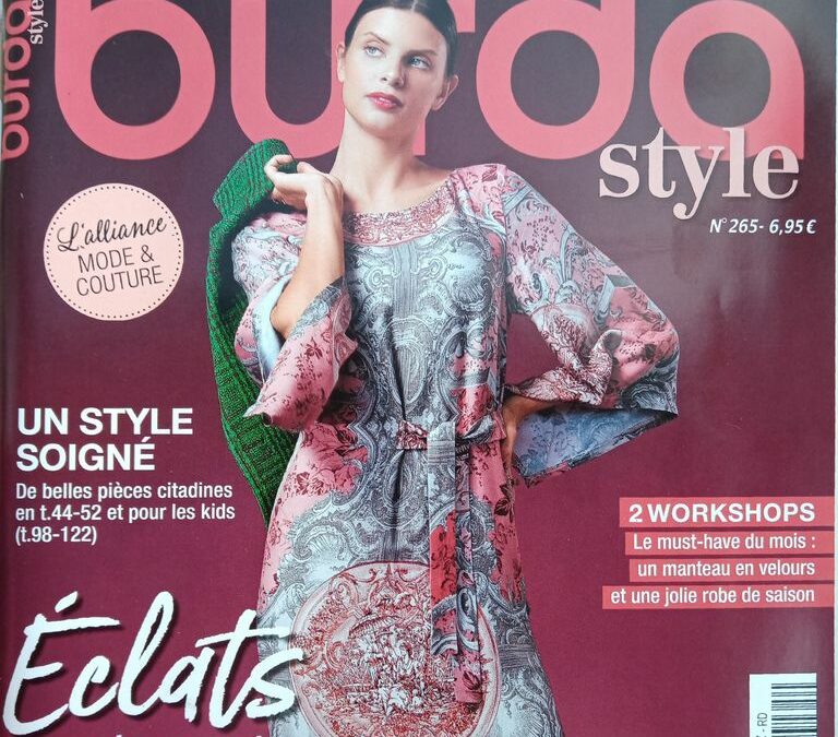  L’alliance Mode et Couture avec Burda Style n°265 (Revue de Presse)