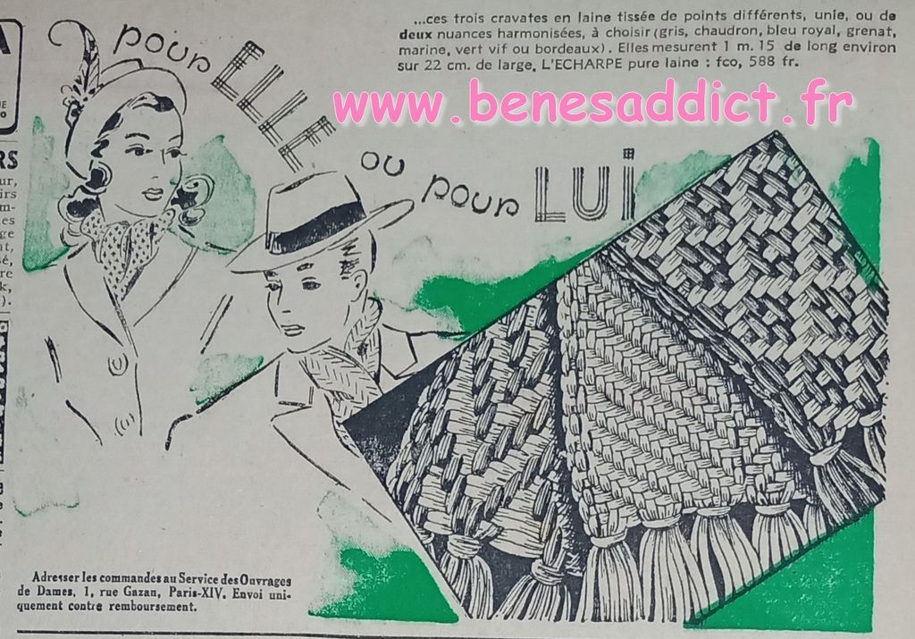 Loisirs Créatifs Des années 40, Couture, Tricot, Crochet