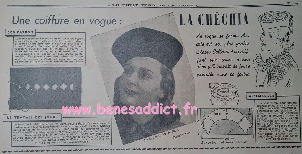 Mode d Antan, 1941, Tricot,Couture, Crochet, Cuisine, Courrier des Lectrices