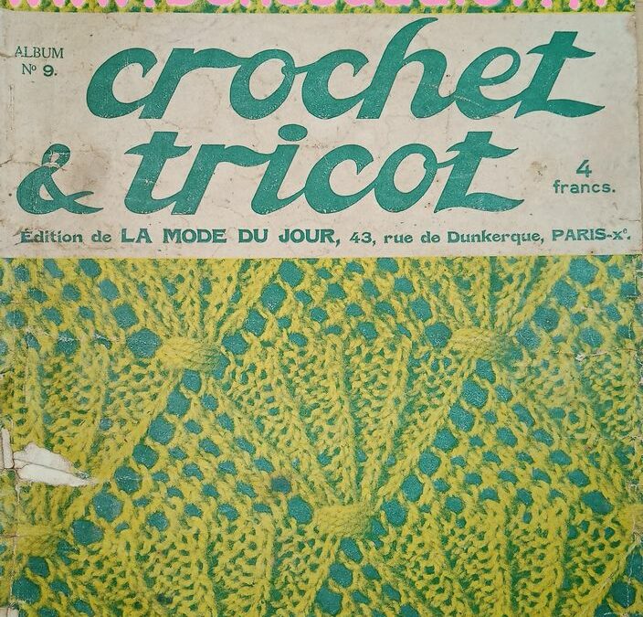 Amoureux du Vintage, Superbes Modèles Crochet Tricot 1934