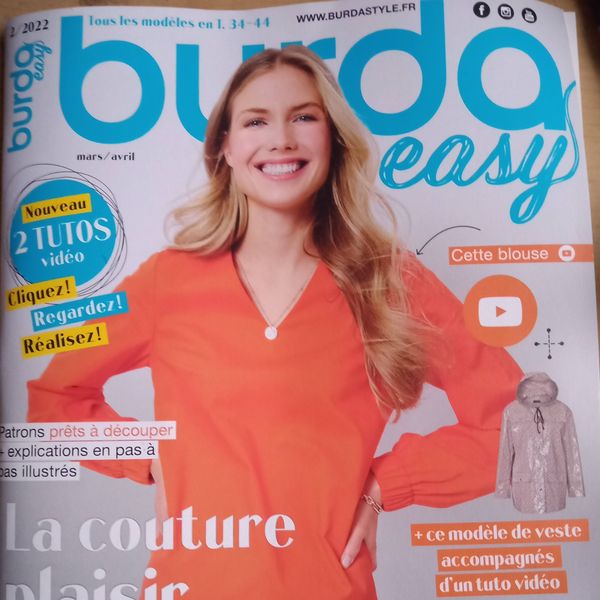 Couture Plaisir avec Burda Easy, Super Tutos et Patrons à Découper!