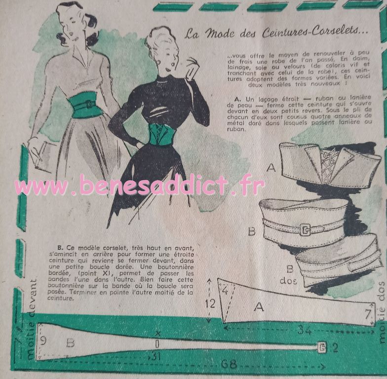 patrons vintage 1948