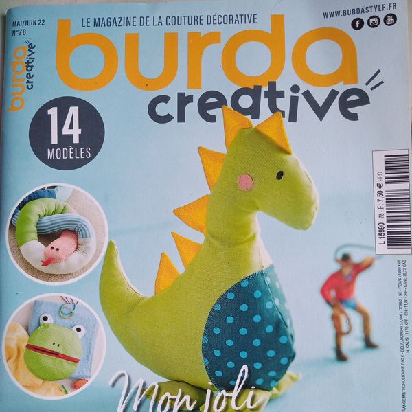 Coudre des Jouets et tout un Monde Imaginaire Avec Burda Créative n°78