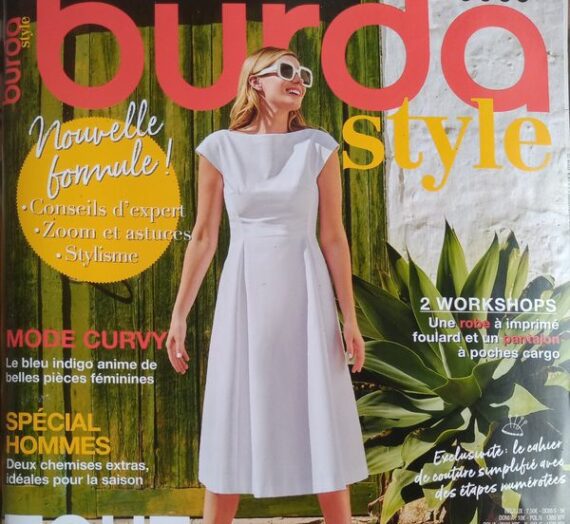 Couture Été chez « Burda Style 6-2022 » avec en Plus 2 Patrons pour Homme!