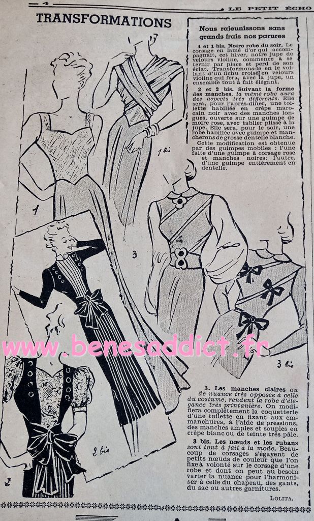 transformation vetement vintage rétro 1939