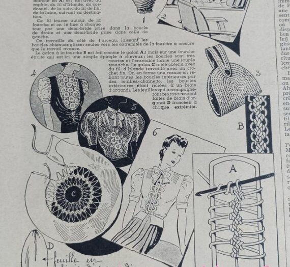 Mode d’Autrefois, 1939, Couture, Tricot, Recettes de Cuisine, Billets d’Humeurs, Réclames!
