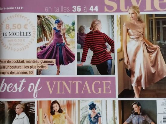 Burda Vintage, Numéro Best-Of des Années 50, Glamour, Élégant, Raffiné, J’adore
