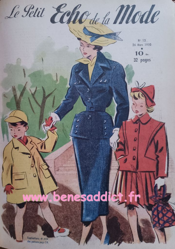 Intemporels, Mode de 1950 à Coudre ou Tricoter Patrons GRATUITS