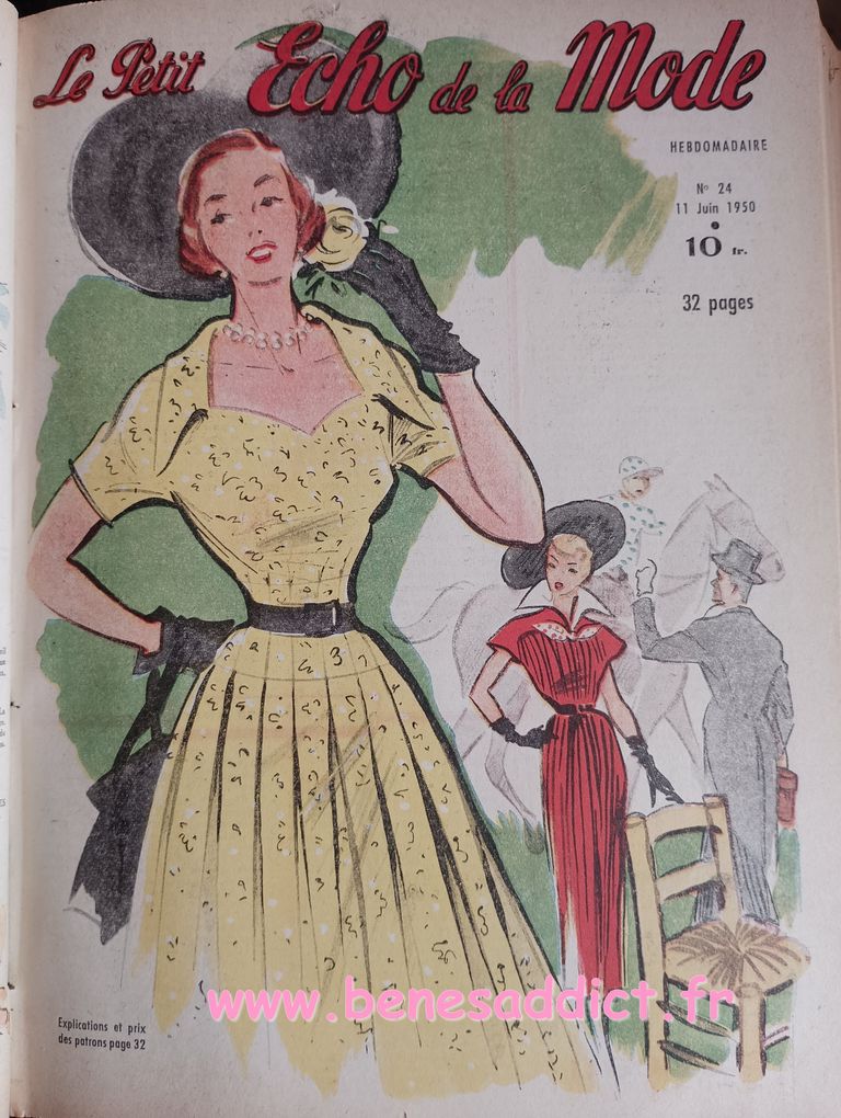 Ouvrages Vintage, Nombreux Patrons GRATUITS Couture, Tricot, Crochet 1950