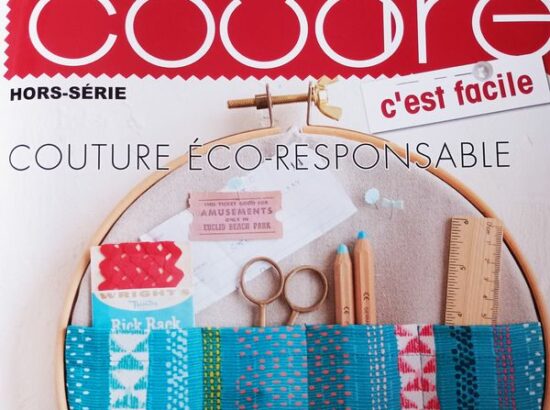 Couture Éco-Responsable avec Coudre C’est Facile Hors série et 34 Mini-Projets Anti-Gaspi