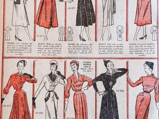 Esprit Vintage de 1952, Mode, Couture, Tricot, Cuisine, Courrier du cœur