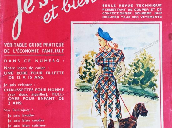 Guide Pratique 1947 Coupe sur Mesures, Couture, Tricot, Cuisine (Marmite Norvégienne)
