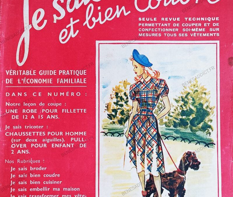 Guide Pratique 1947 Coupe sur Mesures, Couture, Tricot, Cuisine (Marmite Norvégienne)