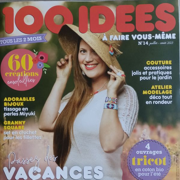 Vacances Créatives avec « 100 Idées n°14 » Pour des Créations Ensoleillées