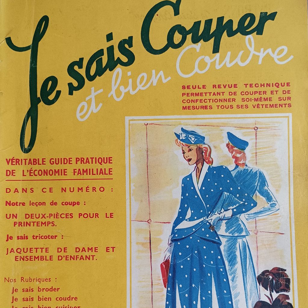 Guide Pratique 1948, Tracer Patrons, Couture, Mode, Loisirs Créatifs