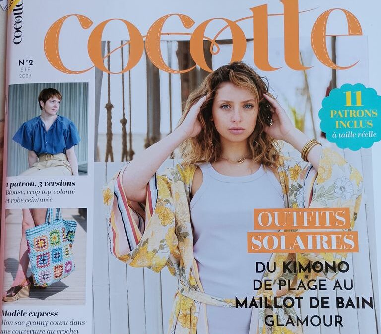 Revue Cocotte n°2 La Couture Sous Toutes ses Coutures 11 patrons INCLUS
