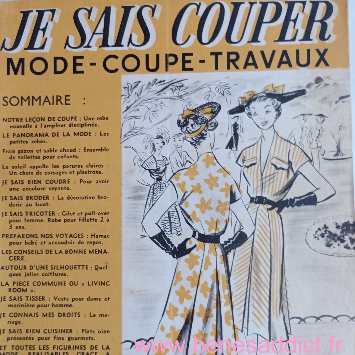 Je Sais Coudre et Couper sur Mesures 1950, Couture, Tricot, Crochet