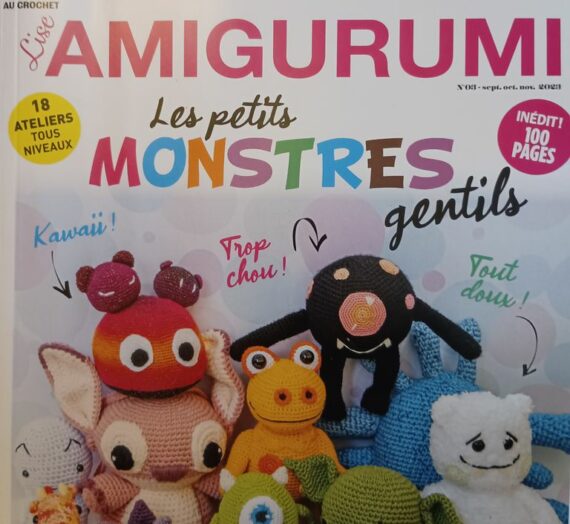 Crochet Disney avec Lise Amigurumi n° 3 et ses Monstres Gentils, Casimir, Stitch, Bob…