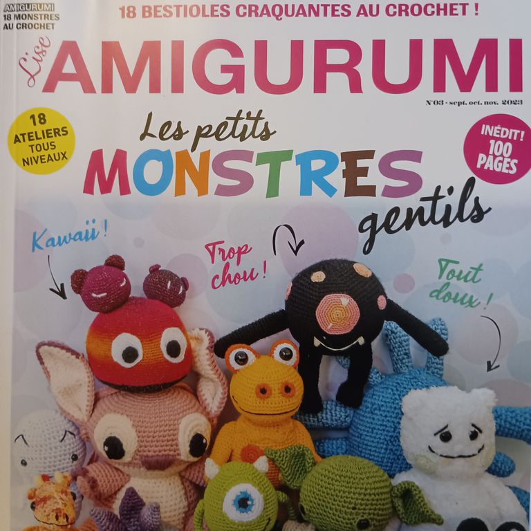 Crochet Disney avec Lise Amigurumi n° 3 et ses Monstres Gentils