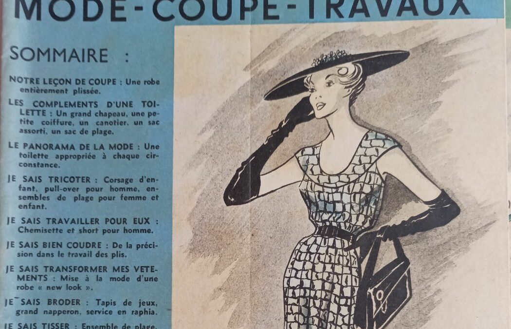 Leçons de Coupe 1950, Patrons de Couture, Tricot, Crochet, Recettes de Cuisine, Bricolage…