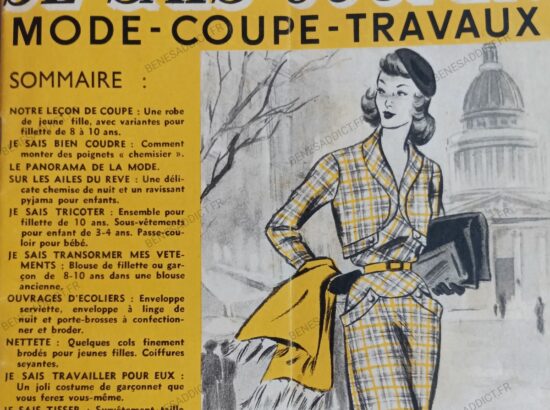 Patrons Couture Vintage GRATUITS 1950, ainsi que Tricot, Cuisine, Tissage