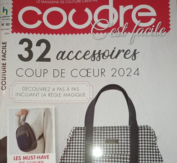 CottonTime Ou « Coudre C’est Facile N°83 » avec 32 Accessoires Couture