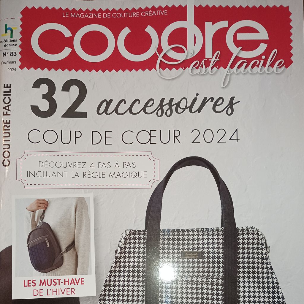 CottonTime Ou « Coudre C’est Facile N°83 » avec 32 Accessoires Couture
