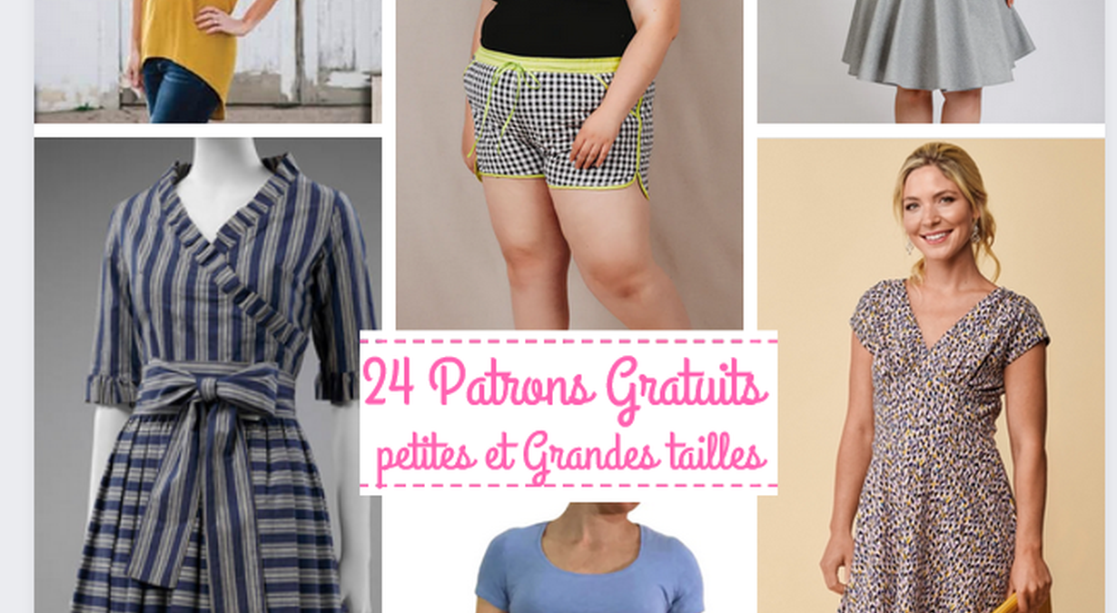 24 Patrons GRATUIT en Grandes Tailles, de La Couture pour Préserver Votre Porte-Monnaie