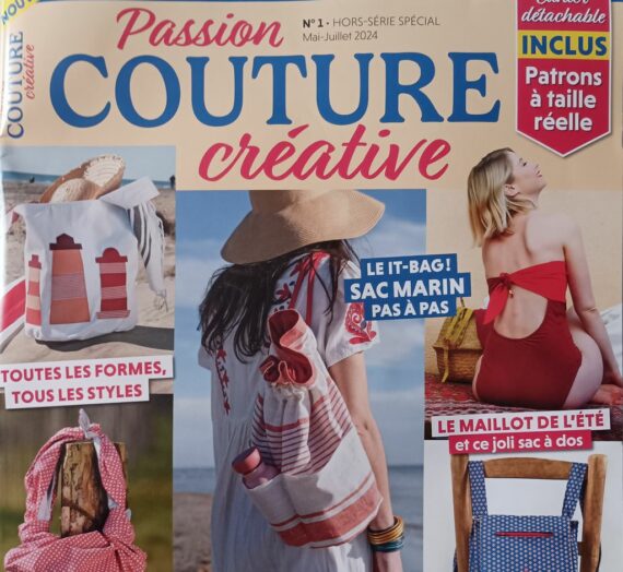 Sacs de Plage à Coudre avec Passion Couture Créative n°1 Hors Série Spécial