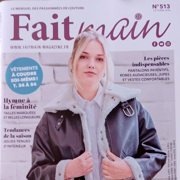 Fait Main Automne n°513 Patrons Femmes du 34 au 54, Et Mode Enfant