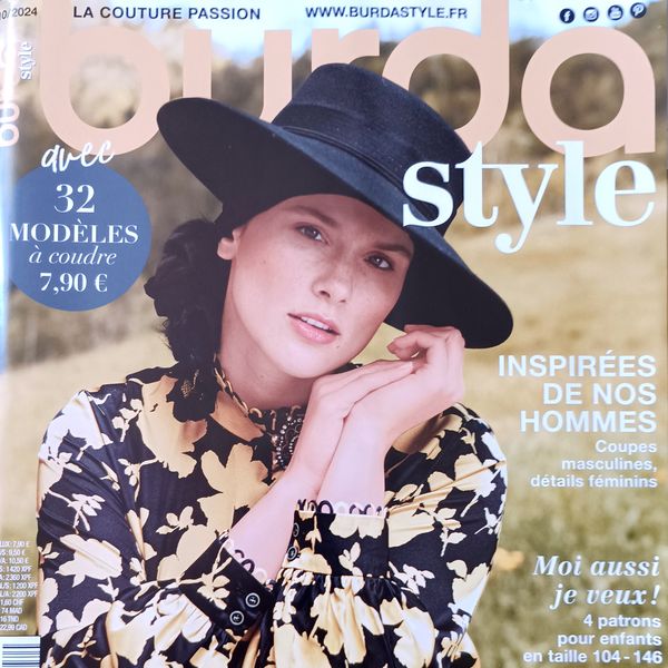 Romantisme Chez Burda Style 10/24 Avec ses 32 Modèles à Coudre