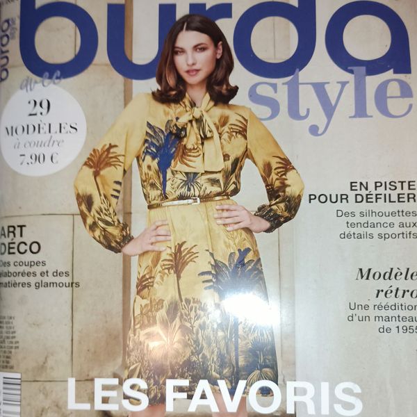 Modèle Rétro Chez Burda Style 11/2024 Couture d’Hiver avec 29 Modèles à Coudre