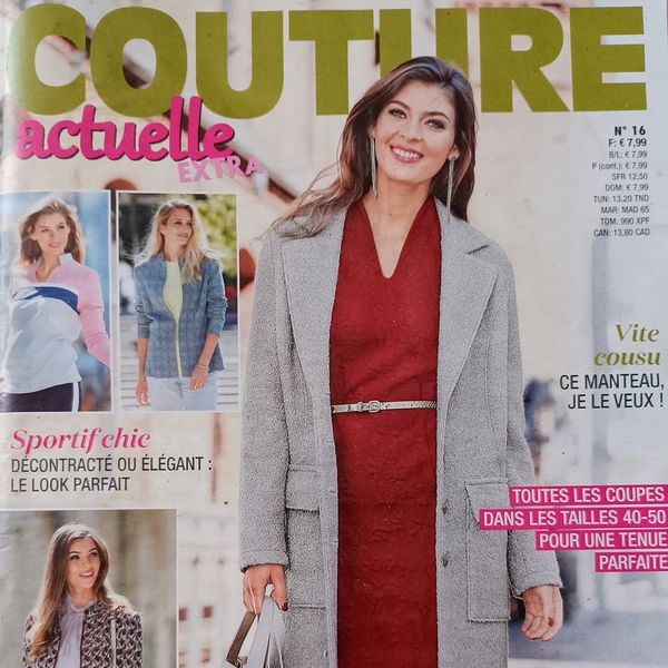 Revue de Presse Couture Actuelle Extra Numéro 16, TOUS les Modèles à Coudre du 40 au 50