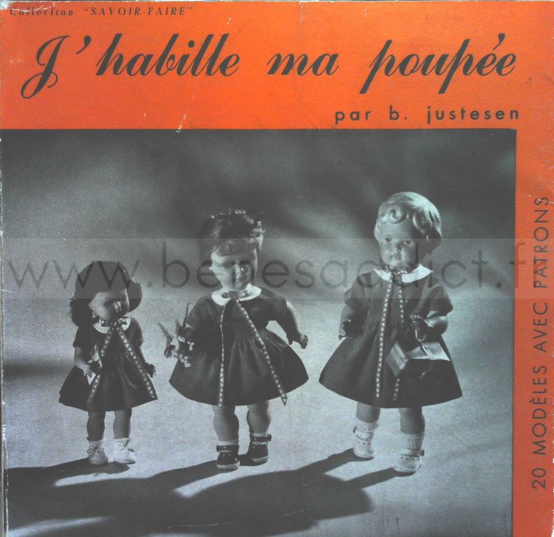 J’habille Mes Poupées avec 20 Patrons Couture GRATUITS en PDF 50’s