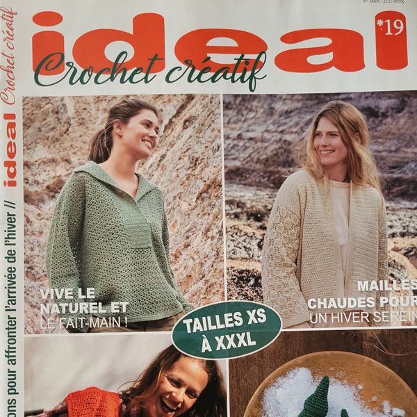 Idéal Crochet Créatif N° 19, avec 37 Modèles Dans les tailles XS au XXXL